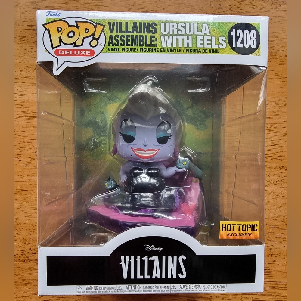 Funko Pop! Deluxe Villains Assemble Ursula with Eels #1208
